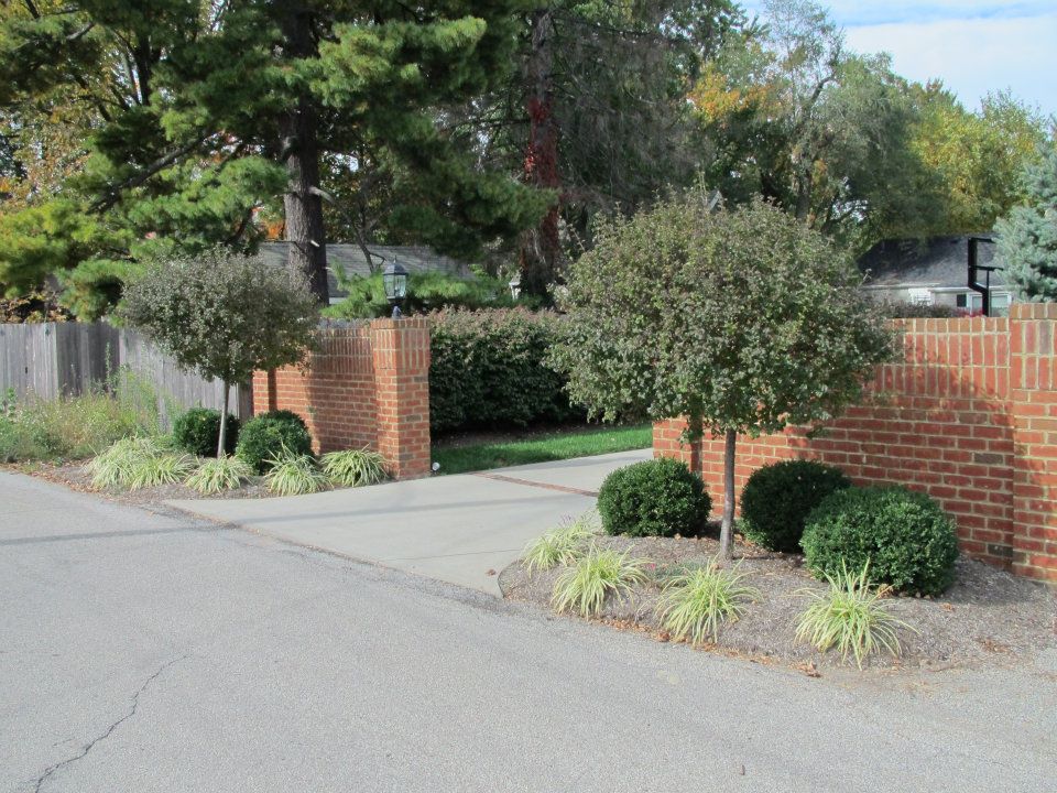 grand driveway landscape